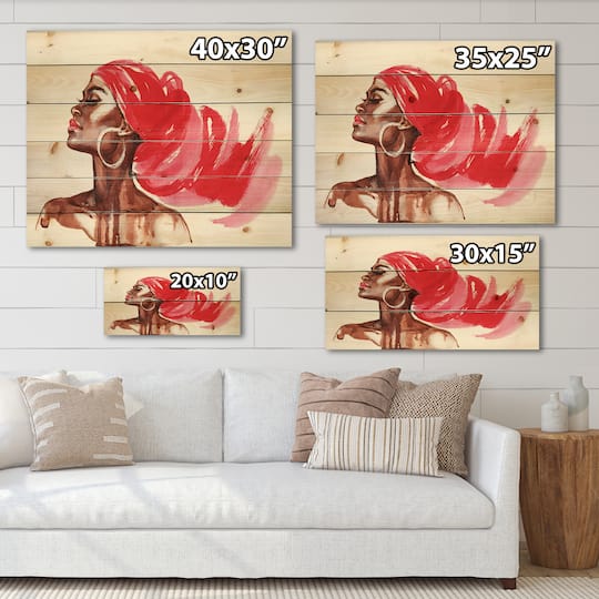 Designart - Portrait of African American Woman IX